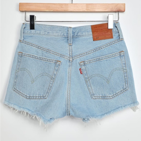 Levi’s 501 High-Rise Denim Shorts - Picture 3 of 6